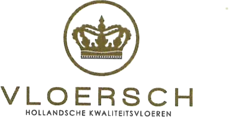 The 2013 Vloersch mark: the crown in a circle above the wordmark